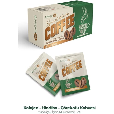 Café Détox Chicorée, Collagène, Garcinia et Cumin Noir, 20 Sachets 1 PRC