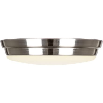 CasaFan LED aanbouw lamp Eco Plano II, chroom geborsteld