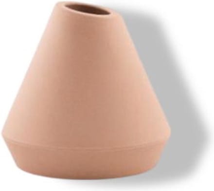 Point-Virgule vaas uit bamboevezel poederroze ø 11cm H 10.5cm