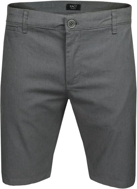 Slim Fit Linnen Blend Chino Korte Broek voor Heren