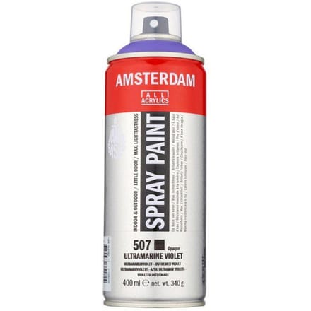 Bombe de peinture Amsterdam 400 ml outremer violet paars