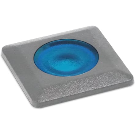 Spot inbouwwand/vloer Dopo lighting Rain Square Blue IP67 G9 Bulb 170lm