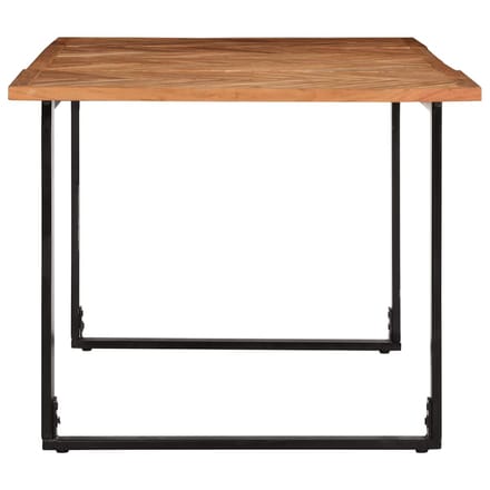 vidaXL - Eettafel - 180x90x75 - cm - massief - acaciahout