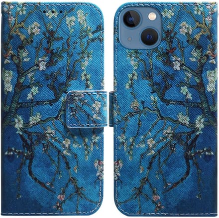 BookCover Etui Hoes geschikt voor iPhone 15 - Amandelbloesem