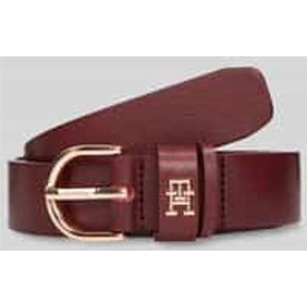 Riem van echt leer met logodetail