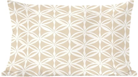 Sierkussens - Kussentjes Woonkamer - 60x40 cm - Motief - Modern - Beige
