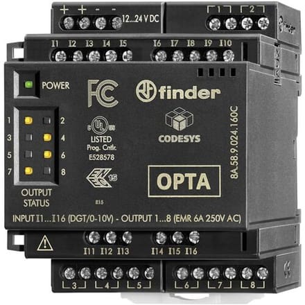 Finder 8A.88.9.024.160C OPTA Digitales SSR Erweiterungsmodul I/O-module