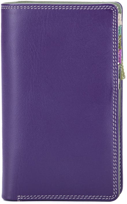 Mywalit Portemonnee RFID-bescherming Leder 8 cm - Unisex - Staand formaat - orchid