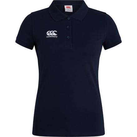 Canterbury Dames/Dames Waimak Geborduurd Logo Poloshirt (Marine)
