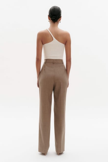 BENU Elegante Dames Karamelkleurige Broek