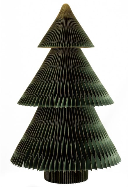 Papieren kerstboom groen 80cm