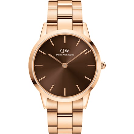 Daniel Wellington DW Watch Iconic Link Amber 32mm Rose Gold