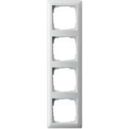 Gira Afdekraam St55 4-voudig Wit