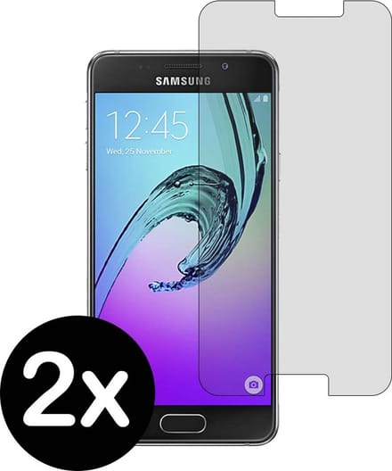 Smartphonica Screenprotector voor Samsung Galaxy A3 2016 van glas - 2 stuks geschikt voor Samsung Galaxy A3 (2016)