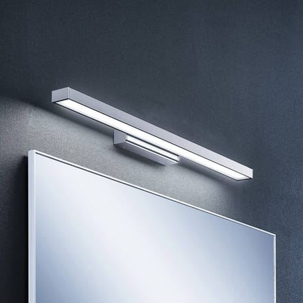 Lindby LED spiegellamp Alenia, 60 cm, chroom, aluminium, IP44
