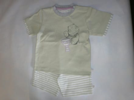 Noukie's - Zomer pyjama voor jongens  - Mint groen - 4 jaar 104