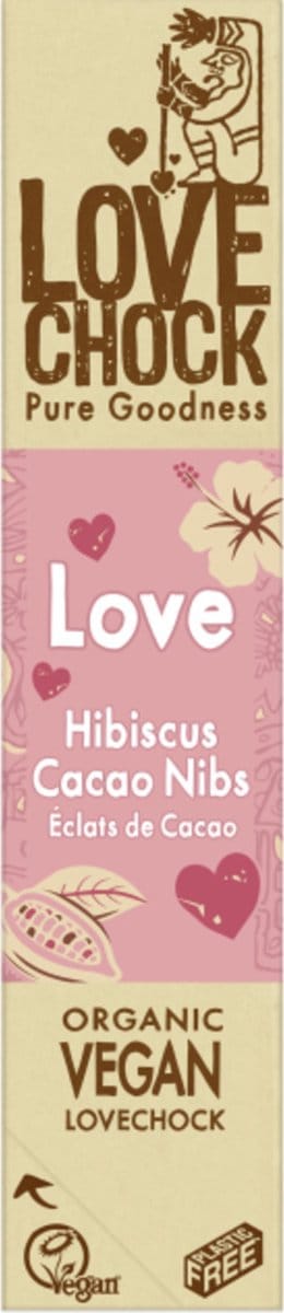 Lovechock Love hibiscus cacao nibs 40 gram