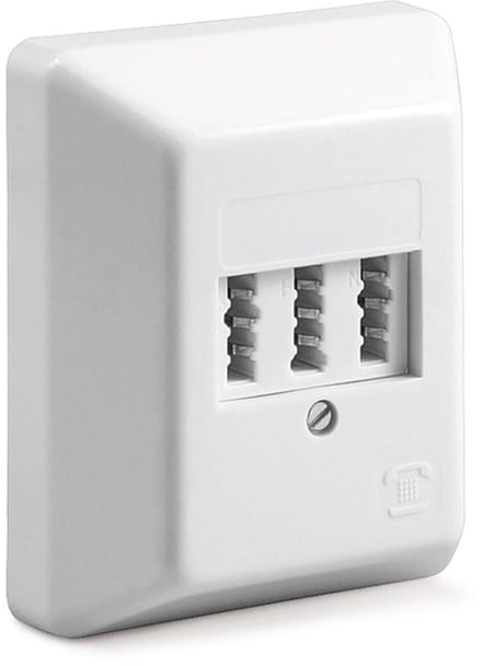 Goobay 3x TAE-NFN Wall Plate