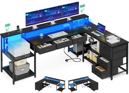 Hoekbureau Gaming - Bureau L Vormig - Computer Desk