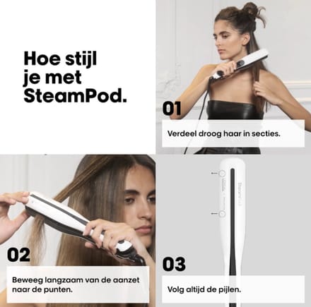 L'OREAL PROFESSIONNEL Steampod 3.0 – Steam steiltang – 3 standen