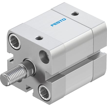Festo Compacte Cilinder 25mm Boring 10mm Slag ISO 21287 Dubbelwerkend - 577182 - P2BUD