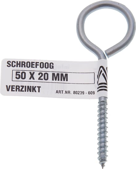 Deltafix - Schroefoog 50x20 vz