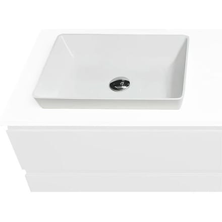 Puris b - straight replacement countertop washbasin 49 cm WTAS1011
