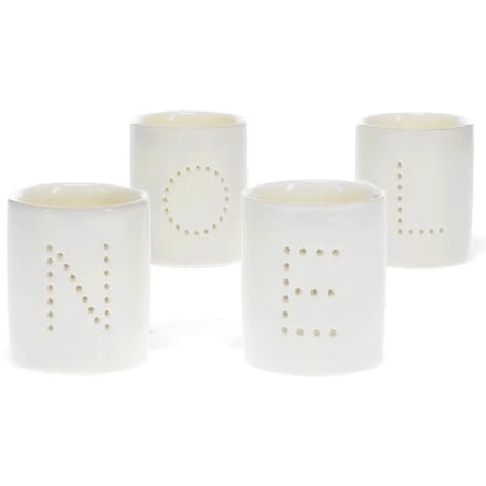 Kaarsenpot Rex London Noel (x4)