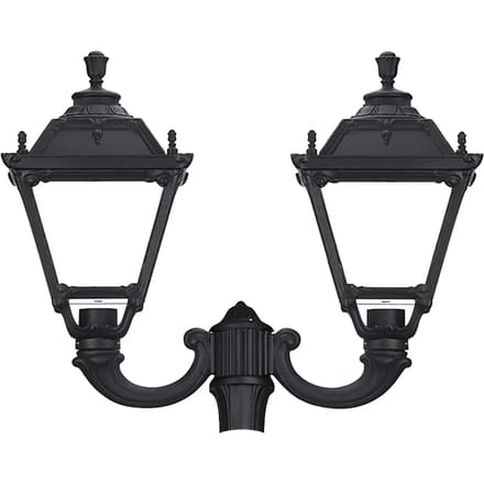 Luminaires voor paal 2 armen Dopo lighting Ndura Medium 4 Ip55 E27