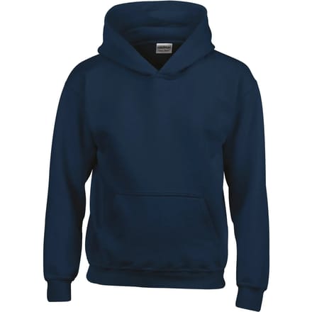 Gildan Heavy Blend™ Classic Fit Youth Hooded Sweatshirt GI18500B - Navy - 7/8 years (M)
