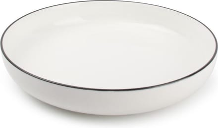 Salt&Pepper - Studio base - diep bord - 21,5 cm - wit - set/4