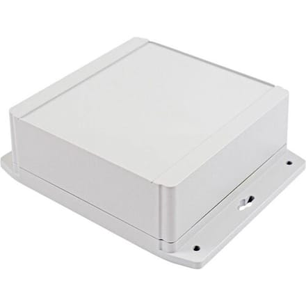 Hammond Electronics 1555RF42GY Universele behuizing 160 x 160 x 62 ABS Lichtgrijs 1 stuk(s)