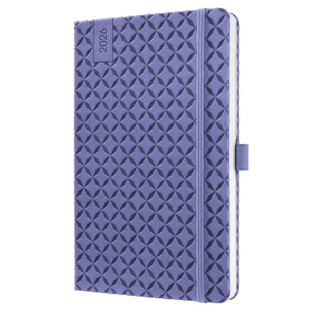 Sigel weekagenda Flair 2026 formaat A5 Dark Purple hardcover