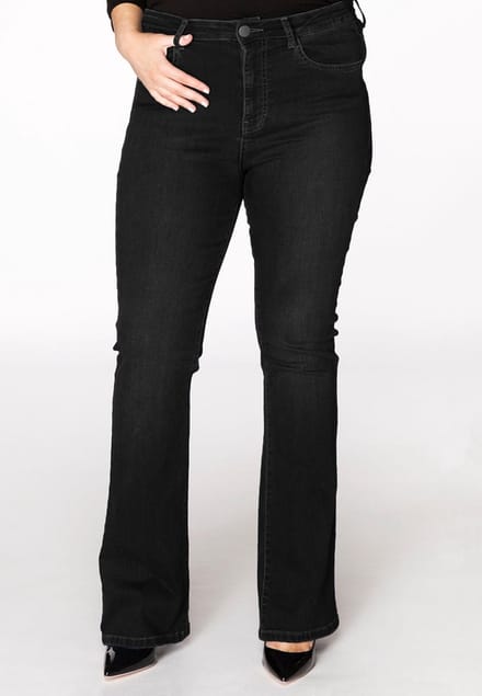 YOEK Dames Jeans Flare Fit