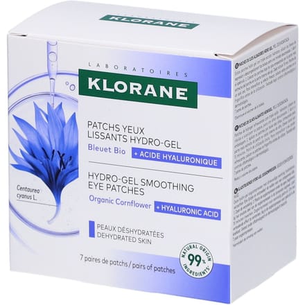Klorane Smoothing & Soothing Eye Patches Korenbloem 14 Compressen