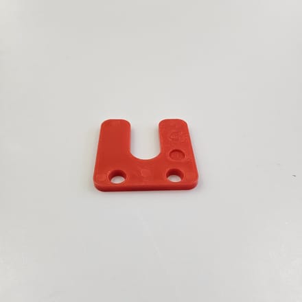 Uitvulplaatjes 5mm met sleuf Rood x 200 stuks (PITOR®)