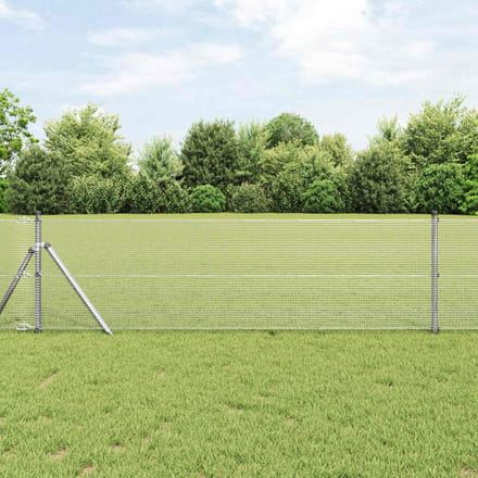 vidaXL - Gelast - gaashek - 5000 - x - 40 - cm - Zilver