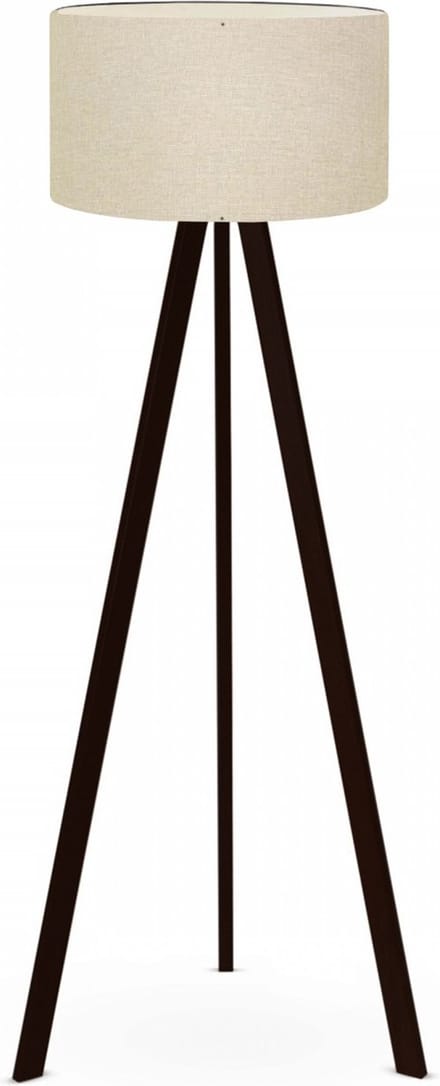 Asir - Vloerlamp - Beige - 21 x 38 cm - 140 cm Hoogte