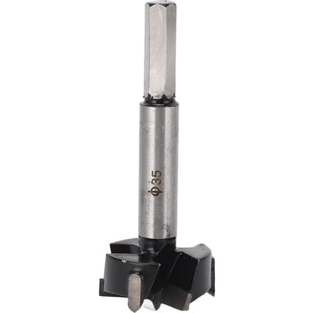 35mm Scharnier Boor 3 Snijvlakken Gesoldeerd Carbide Sneden Efficiënte Forstner Boor voor Meubels