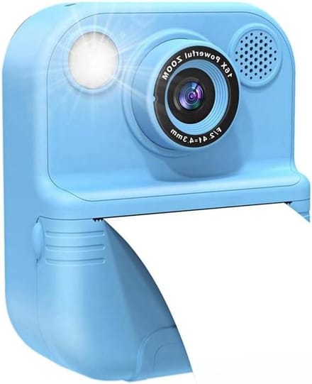 Digitale Kinder Camera - Direct Print Camera - Momenten Vasten - Direct Print Functie - 11 cm - Blauw