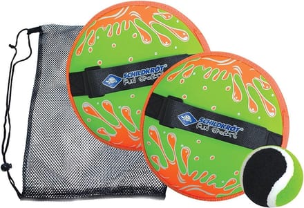 Schildkröt Funsports - NEOPREEN VELCRO BALL SET, groen/oranje,