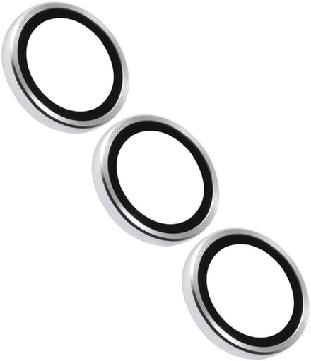 Camera lens Protector Geschikt voor: Samsung Galaxy S25 Plus - screen protector - glas - bescherm je camera - beschermglas - Zilver