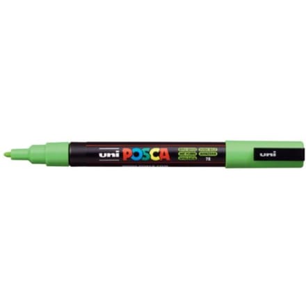 Posca marker met conische punt schrijfdikte fijn appelgroen