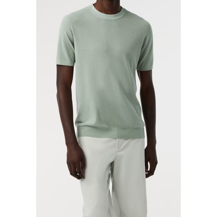 AlphaTauri Fecas V2.y8.01 Flat-knit-shirt Dusty Mint Taglia: M | Maglioni a maglia Outlet | Uomo | Ciano