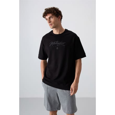 Oversized Geprinte Crew Neck T-shirt
