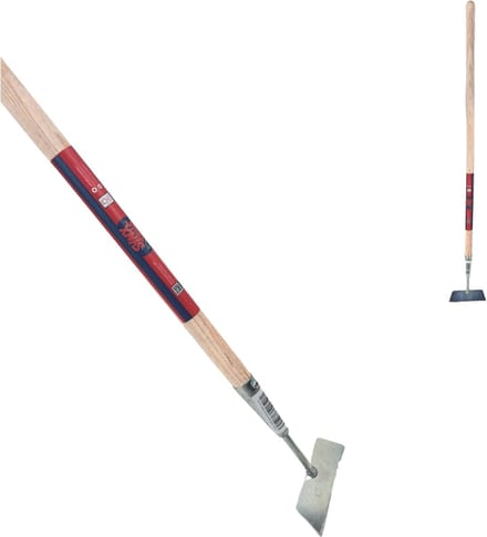 Synx Tools Mini schoffel 12cm - Schoffels- Voegenkrabber - onkruidborstel - onkruidmes - krabbers / schrapers met steel 75cm