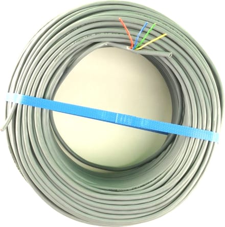 Wandkabel Cca 4 x 0,80 mm rol a 100mtr