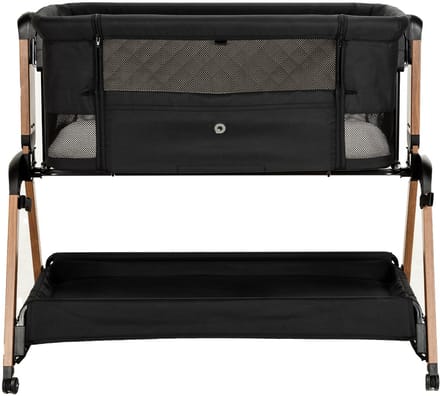 Qute Co-Sleeper Q-Breez Plus Woody Zwart