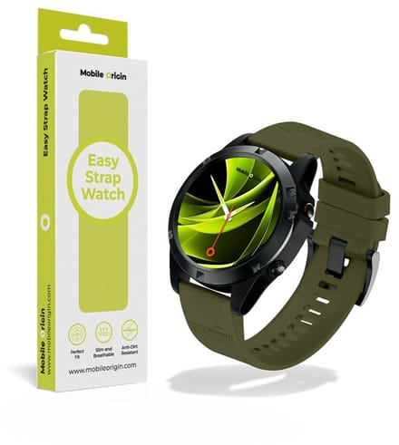 Mobile Origin Easy Strap Horloge 20Mm Donkergroen