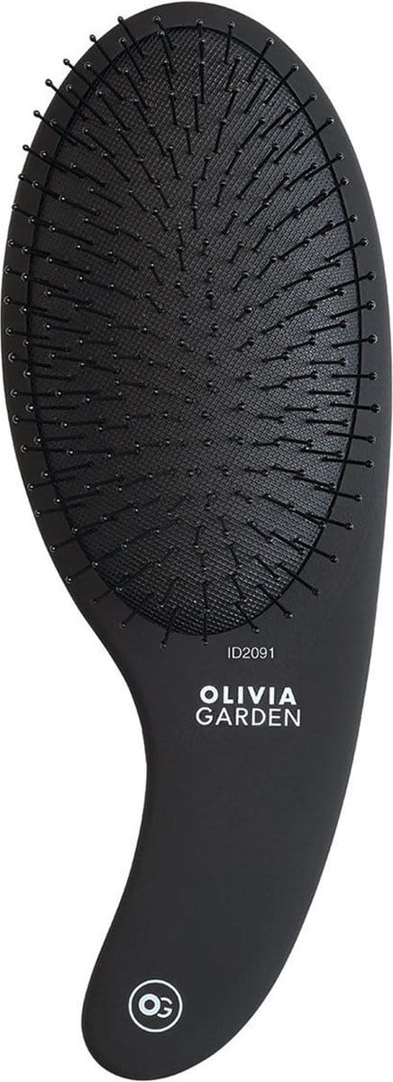 Olivia Garden - Curve Nylon Bristles - Matt Black